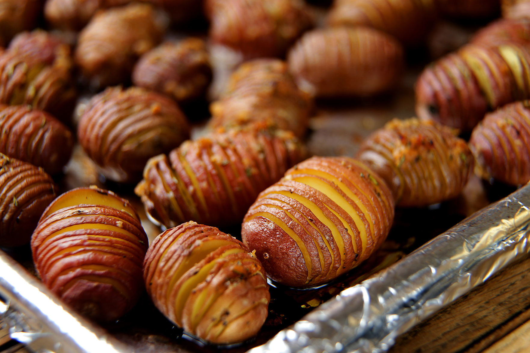 hasselback potatoes